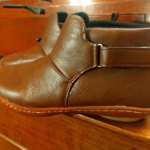 Vegan leather boutique booties